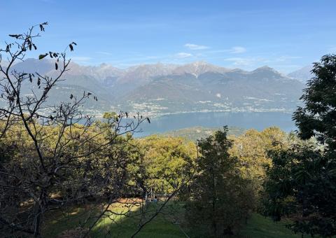 Punto panoramico sul lago di Como 