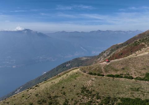 Panorama dall'Alpe Chiaro 